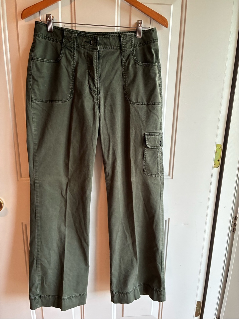 St. John's Bay Olive Straight-Leg Cargo Pants